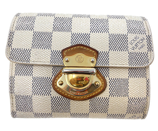 LOUIS VUITTON ルイヴィトン ダミエアズール ポルトフォイユ コアラ N60013 中古  TN4150 3つ折り財布 ウォレット ブランド ユニセックス メンズ