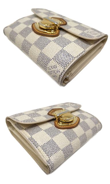 LOUIS VUITTON ルイヴィトン ダミエアズール ポルトフォイユ コアラ N60013 中古  TN4150 3つ折り財布 ウォレット ブランド ユニセックス メンズ