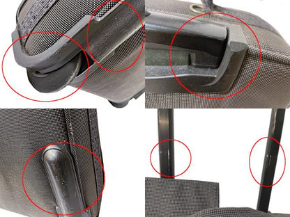 HERMES エルメス エールライン キャリーバッグ 中古  PP-B グレー スーツケース ブランド キャンバス トラベル 旅行用