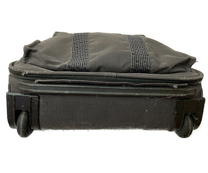 HERMES エルメス エールライン キャリーバッグ 中古  PP-B グレー スーツケース ブランド キャンバス トラベル 旅行用