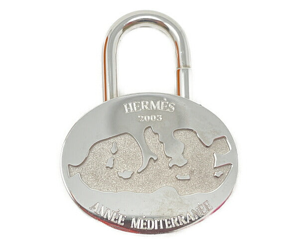 HERMES エルメス 地中海 カデナ 中古  ANNEE MEDITERRANEE 2003年限定 南京錠 ブランド チャーム