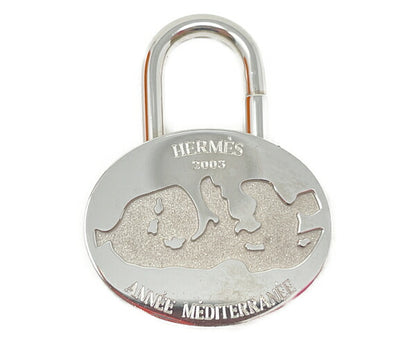HERMES エルメス 地中海 カデナ 中古  ANNEE MEDITERRANEE 2003年限定 南京錠 ブランド チャーム