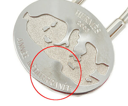 HERMES エルメス 地中海 カデナ 中古  ANNEE MEDITERRANEE 2003年限定 南京錠 ブランド チャーム