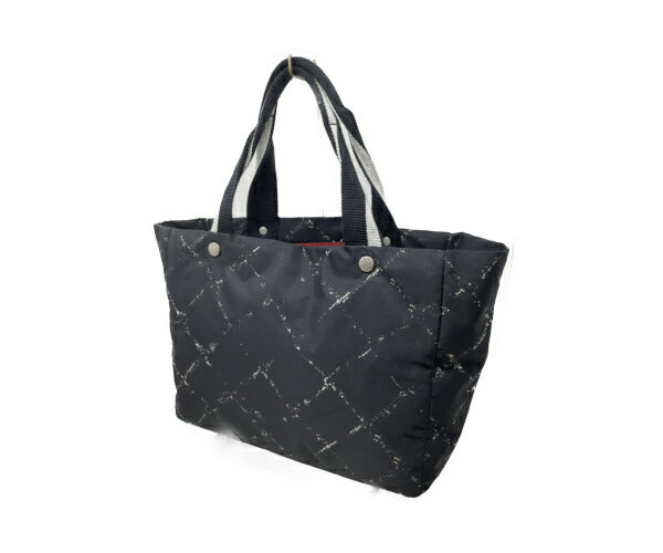 CHANEL 旧 トラベルライン トート バッグ MM 中古  シャネル 鞄 ハンド ブランド おしゃれ ナイロン 通勤 A4