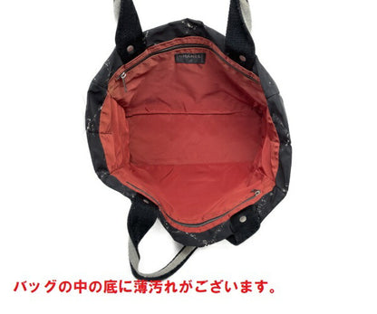 CHANEL 旧 トラベルライン トート バッグ MM 中古  シャネル 鞄 ハンド ブランド おしゃれ ナイロン 通勤 A4