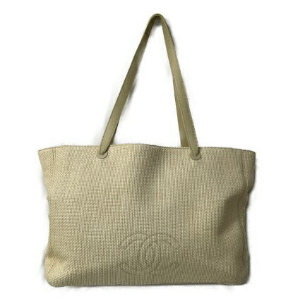 CHANEL ラタン ショッピング バッグ 中古  シャネル ココマーク トート 鞄 大きめ ブランド おしゃれ 通勤