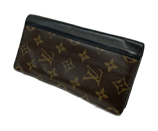 LOUIS VUITTON モノグラム マカサー ポルトフォイユタノン 中古  ルイヴィトン M93800 2つ折り 長財布 ブランド おしゃれ 小銭入