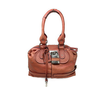 Chloe パディントン トート バッグ 04 05 51 5191 中古  クロエ ハンド 鞄 ブランド おしゃれ レザー 本革 通勤