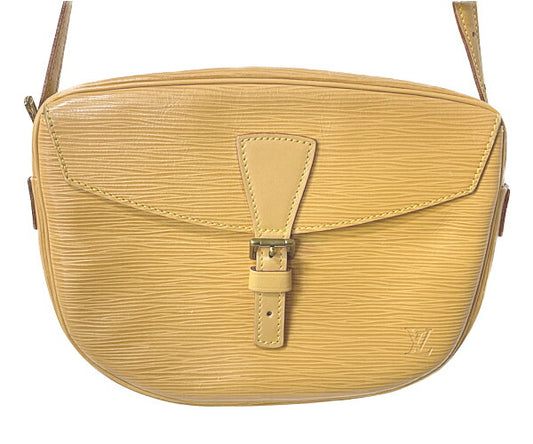 LOUIS VUITTON ルイヴィトン エピ ジュヌ フィーユ M52156 中古  871VI ショルダーバッグ 鞄 ブランド ベージュ レディース