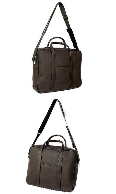 Dunhill ダンヒル ショルダー ブリーフケース 中古  ビジネスバッグ 鞄 ブラウン メンズ 通勤 通学 フォーマル