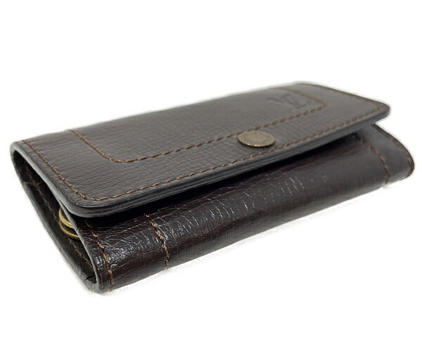 LOUIS VUITTON ルイヴィトン ユタ ミュルティクレ6 M95539 中古  CT0079 6連 キーケース ブラウン 茶 メンズ