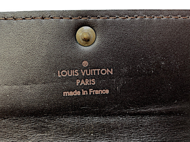 LOUIS VUITTON ルイヴィトン ユタ ミュルティクレ6 M95539 中古  CT0079 6連 キーケース ブラウン 茶 メンズ