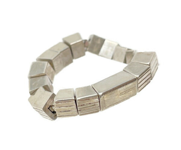 GUCCI グッチ シルバー925 ブロック リング 15号 中古  ☆1897AR アクセサリー ジュエリー 指輪 メンズ 銀 ブランド