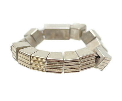 GUCCI グッチ シルバー925 ブロック リング 15号 中古  ☆1897AR アクセサリー ジュエリー 指輪 メンズ 銀 ブランド