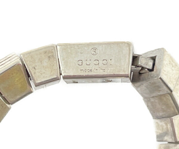 GUCCI グッチ シルバー925 ブロック リング 15号 中古  ☆1897AR アクセサリー ジュエリー 指輪 メンズ 銀 ブランド