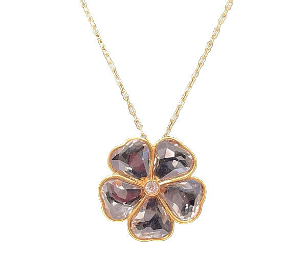 SWAROVSKI スワロフスキー MELANCHOLY ペンダント 中古  1054822 アクセサリー ジュエリー フラワー 花 レディース
