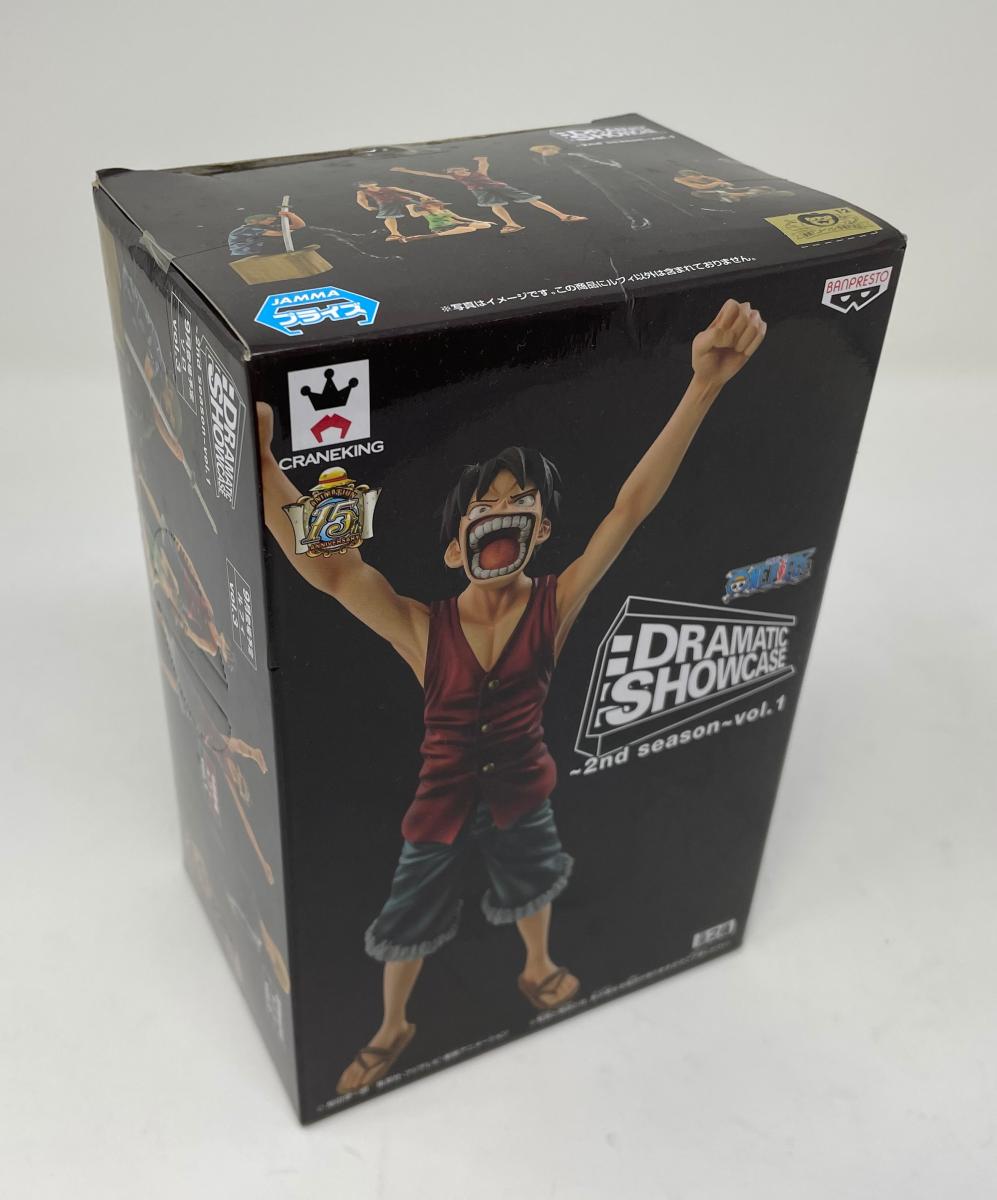未開封品 バンプレスト ドラマチック ショーケース ルフィ フィギュア 中古 ワンピース DRAMATIC SHOWCASE 2nd season vol.1 ホビー
