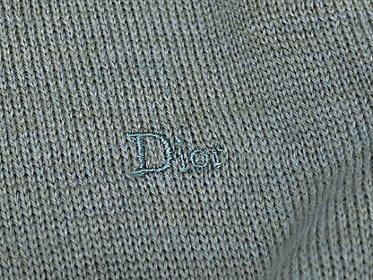 Christian Dior MONSIEUR クリスチャンディオール ムッシュ ウール ニット セーター Lサイズ 中古  メンズ グリーン 毛 ブランド おしゃれ 冬物