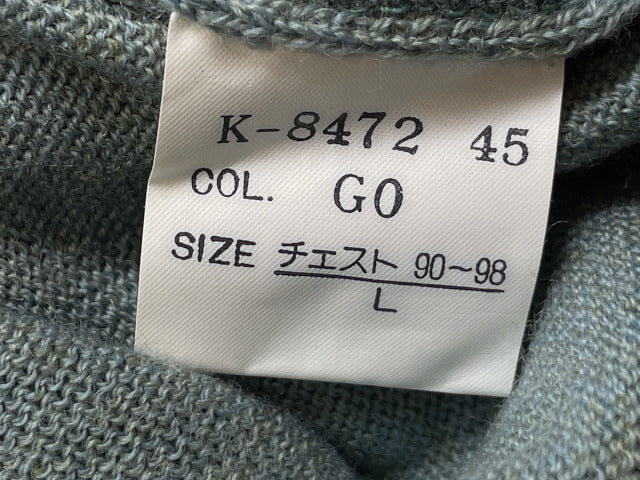 Christian Dior MONSIEUR クリスチャンディオール ムッシュ ウール ニット セーター Lサイズ 中古  メンズ グリーン 毛 ブランド おしゃれ 冬物