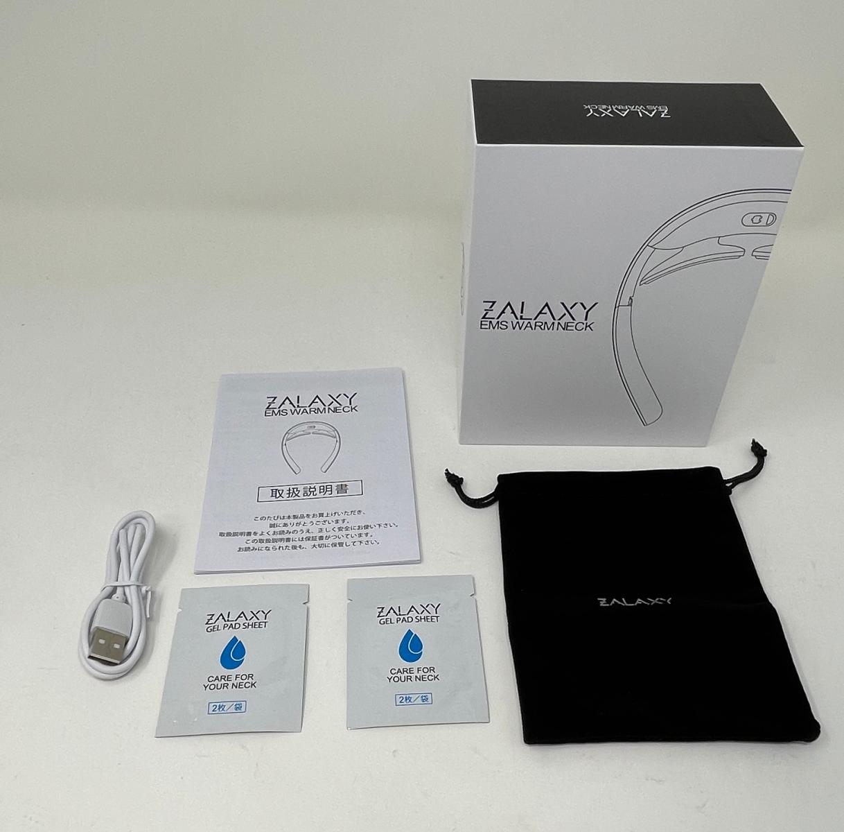 ZALAXY EMS WARMNECK MX07030091-202009 中古  ザラクシー ネックマッサージャー 電気 温熱 コードレス