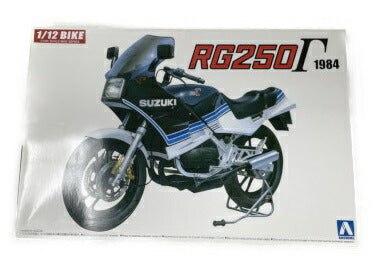 未使用品 アオシマ RG250ガンマ1984 プラモデル 中古 AOSIMA バイク おもちゃ SUZUKI 1/12 スケール ホビー