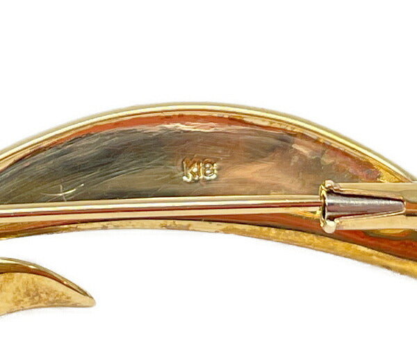K18 パール 8.8mm ブローチ 中古  アクセサリー ジュエリー レディース 真珠 18金 ゴールド