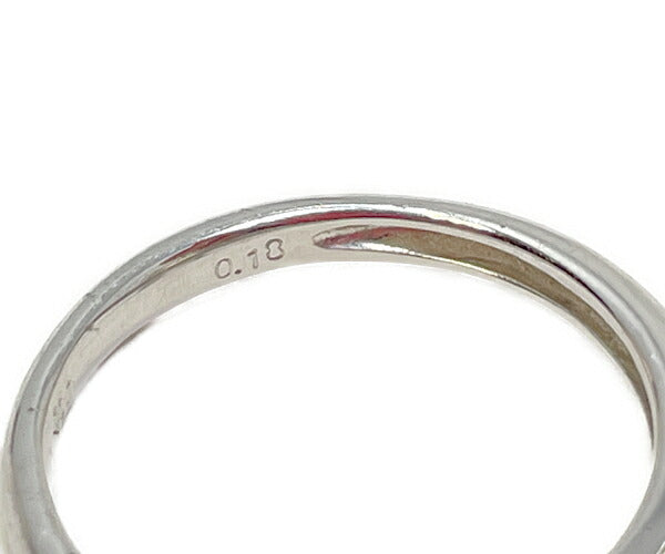 VENDOME AOYAMA ヴァンドーム青山 Pt900 ダイヤ 0.13ct リング 7号 中古  アクセサリー ジュエリー レディース フラワー 花 プラチナ 指輪