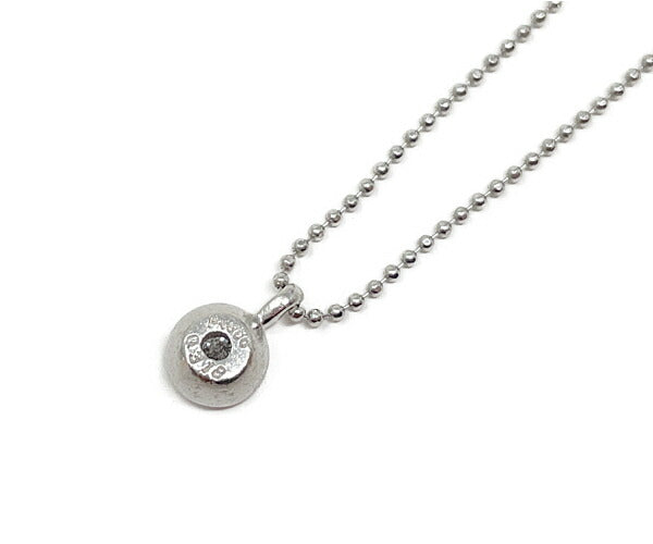 Pt900 Pt850 1P ダイヤ 0.318ct ネックレス 中古  アクセサリー ジュエリー レディース プラチナ ダイヤモンド