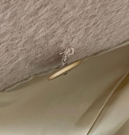 Harrods アルパカ 67％ ロング コート S 中古  ハロッズ アウター 服 ブランド おしゃれ 秋 冬 レディース