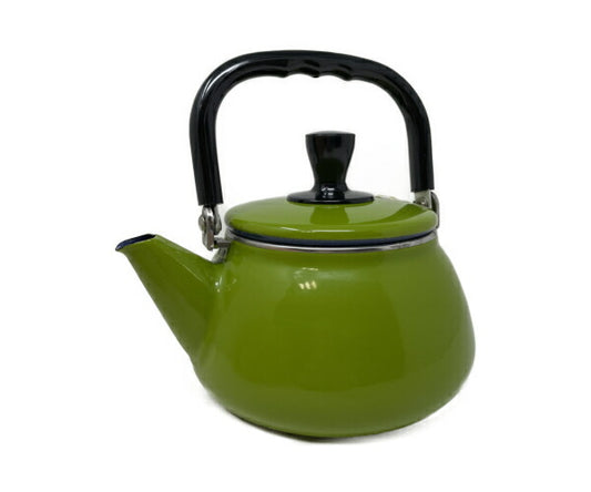 未使用品 エジリー ケトル 中古  やかん キッチン用品 お茶 湯 緑 グリーン