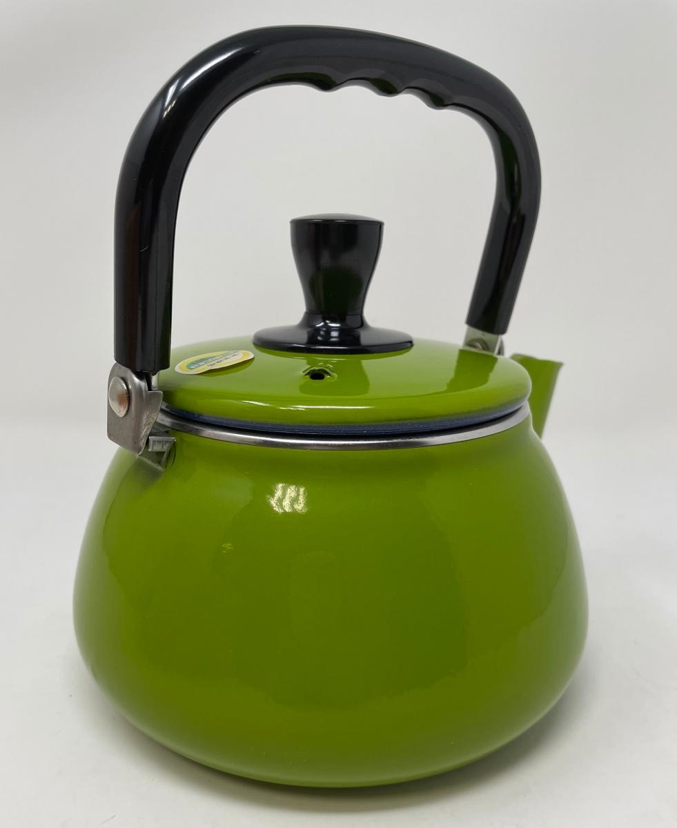 未使用品 エジリー ケトル 中古  やかん キッチン用品 お茶 湯 緑 グリーン