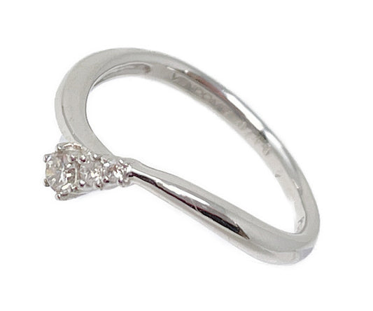 VENDOME AOYAMA ヴァンドーム青山 Pt900 ダイヤ 0.10ct リング 10号 中古  アクセサリー ジュエリー レディース ダイヤモンド プラチナ