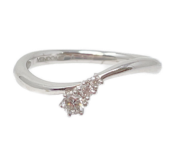 VENDOME AOYAMA ヴァンドーム青山 Pt900 ダイヤ 0.10ct リング 10号 中古  アクセサリー ジュエリー レディース ダイヤモンド プラチナ