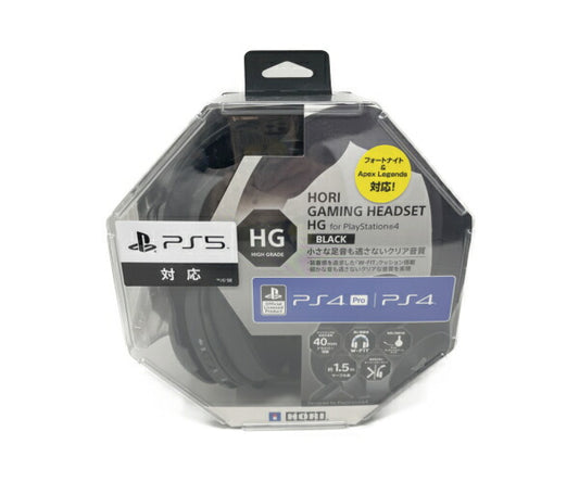 未開封品 HORI GAMING HEADSET HG 中古 ホリ ヘッドフォン ゲーム PS4 マイク fps 公式ライセンス 有線