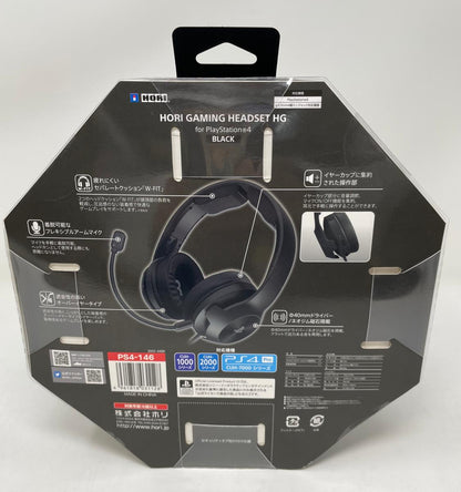 未開封品 HORI GAMING HEADSET HG 中古 ホリ ヘッドフォン ゲーム PS4 マイク fps 公式ライセンス 有線