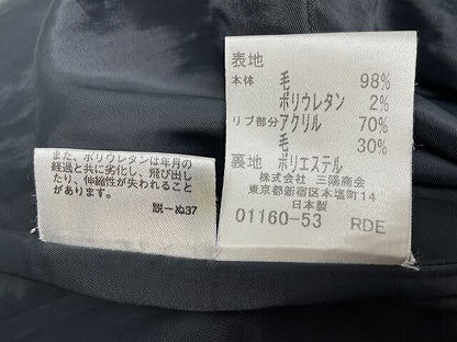 BURBERRY BLUE LABEL バーバリーブルーレーベル ウール混 ハイネック ワンピース 38 中古  グレンチェック グレー Mサイズ レディース ブランド