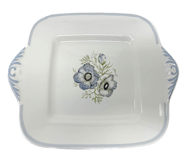 Wedgwood ウェッジウッド グレンミスト B&Bプレート 中古  角皿 廃盤 洋食器 デザート ケーキ フラワー 花 ブランド