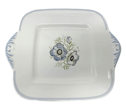 Wedgwood ウェッジウッド グレンミスト B&Bプレート 中古  角皿 廃盤 洋食器 デザート ケーキ フラワー 花 ブランド