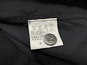 ISSEY MIYAKE MEN イッセイミヤケ メン コットン シャツ 3 中古  長袖 ブラック 黒 メンズ 無地 Lサイズ モード