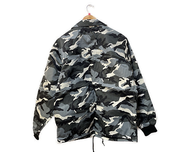 UNIFORM EXPERIMENT ユニフォームエクスペリメント ステンカラージャケット 1 中古  迷彩 カモフラージュ グレー Sサイズ メンズ アウター