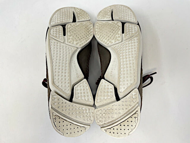 CLARKS クラークス Trigenic Flex 25.0cm 中古  ローカットスニーカー バーガンディ 靴 レディース ブランド