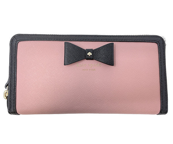 Kate spade ケイトスペード ラウンドファスナー 長財布 中古  ピンク ウォレット ブランド かわいい おしゃれ レディース