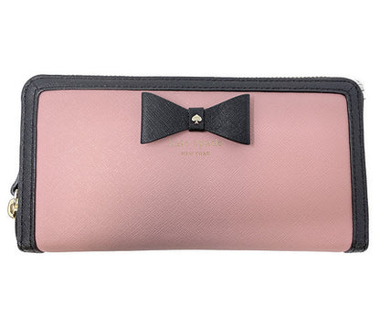 Kate spade ケイトスペード ラウンドファスナー 長財布 中古  ピンク ウォレット ブランド かわいい おしゃれ レディース