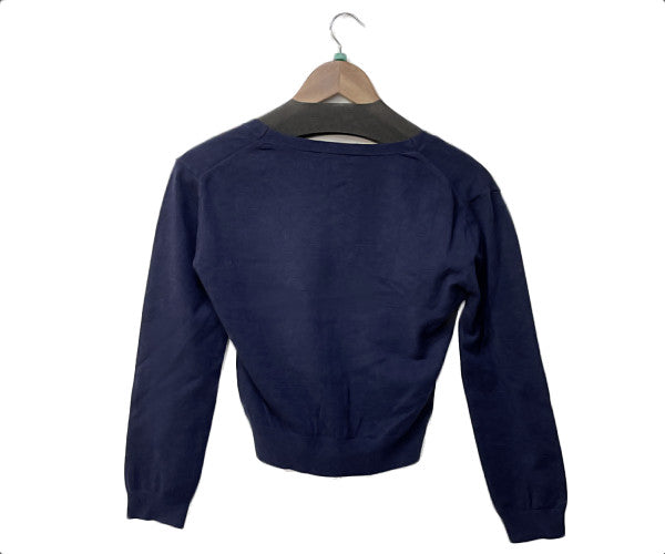 TOCCA トッカ カーディガン XSサイズ 中古  リボン ネイビー 紺 レディース ブランド おしゃれ