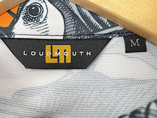 LOUDMOUTH ラウドマウス ワンピース Mサイズ 中古  ゴルフウェア 鳥 バード ホワイト レディース ブランド おしゃれ