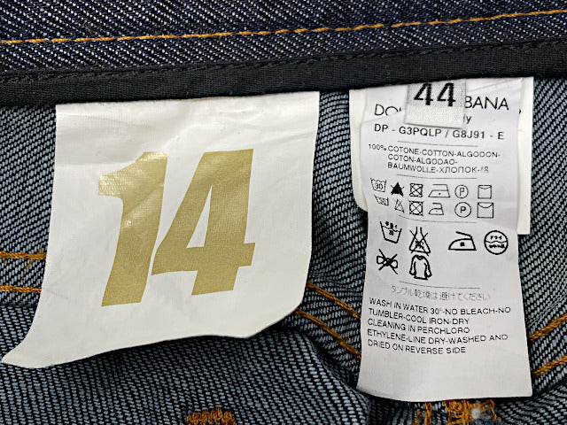 DOLCE & GABBANA ドルチェ ＆ ガッバーナ デニムパンツ 44 中古  ジーパン Sサイズ メンズ ブランド ボトムス おしゃれ