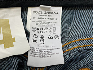 DOLCE & GABBANA ドルチェ ＆ ガッバーナ デニムパンツ 44 中古  ジーパン Sサイズ メンズ ブランド ボトムス おしゃれ