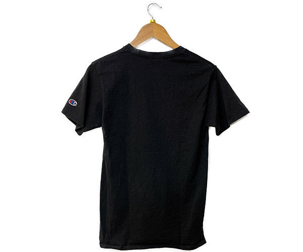 Champion チャンピオン Chi ching Records 奇清唱片公司 Tシャツ Sサイズ 中古  ブラック 黒 メンズ コラボ 台湾 テラスハウス