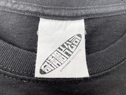 Champion チャンピオン Chi ching Records 奇清唱片公司 Tシャツ Sサイズ 中古  ブラック 黒 メンズ コラボ 台湾 テラスハウス