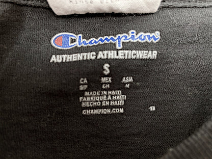 Champion チャンピオン Chi ching Records 奇清唱片公司 Tシャツ Sサイズ 中古  ブラック 黒 メンズ コラボ 台湾 テラスハウス